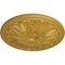 Ekena Millwork Bordeaux Ceiling Medallion (Fits Canopies up to 3 1/4"), 22 5/8"OD x 1 3/4"P, Iridescent Gold CM22BOIGS - alternate 5